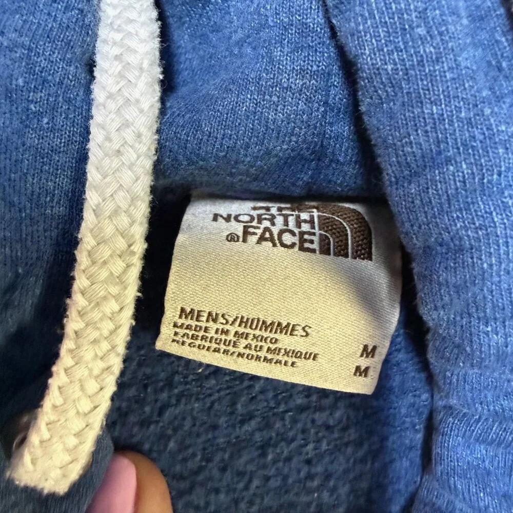 The North Face Men’s Heritage Patch‎ Hoodie Medium Blue EUC